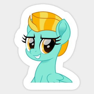 Lightning Dust portrait short mane Sticker